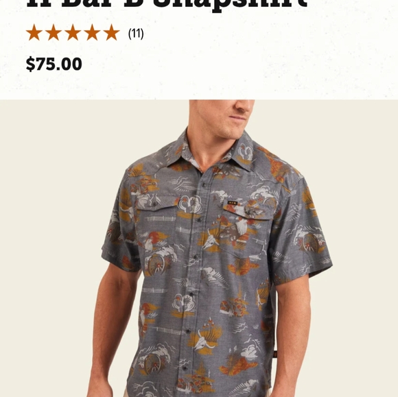 NWT Howler Bros H Bar B Snapshirt - Picture 2 of 7